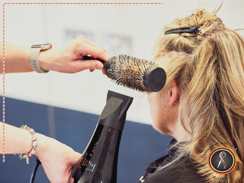 تکنیک حجم دادن به مو با براشینگ